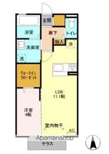 コルマール【1階】の間取り
