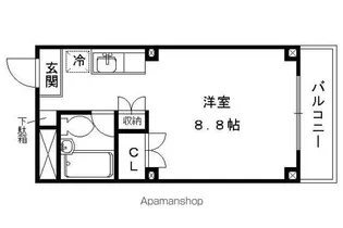 パール新大宮【302号室】の間取り