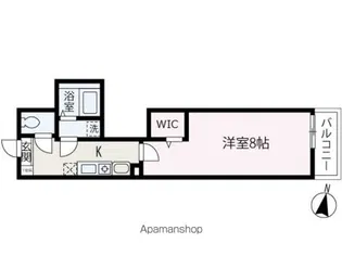 シティーガーデンみずほ台【205号室】の間取り