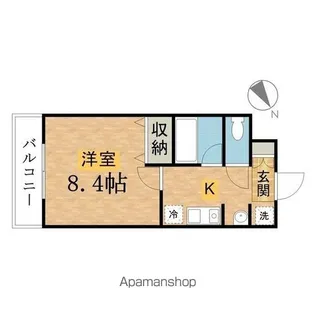 フォレストコート【203号室】の間取り