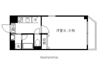 フラット オクA【301号室】の間取り