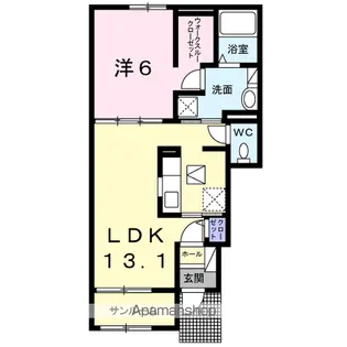スピティC【1階】の間取り