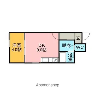 コンフォート【1階】の間取り