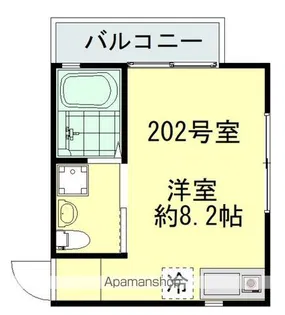 アパートメント新小岩B棟【2階】の間取り