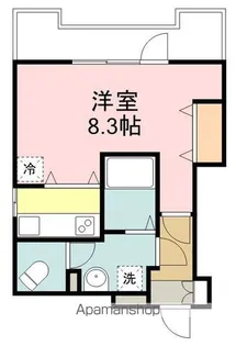 APPLE堤通雨宮ビル【5階】の間取り