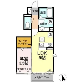 ル・マタン【1階】の間取り