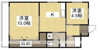 コーポ青山【2階】の間取り