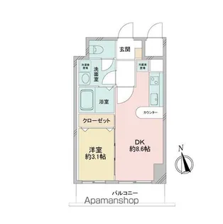 La Douceur今池【3階】の間取り