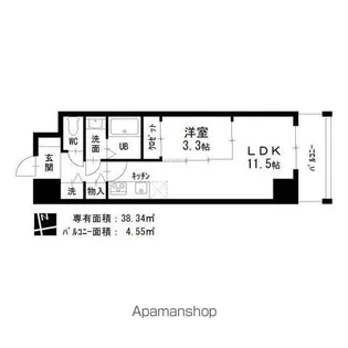 APHRODITE【9階】の間取り
