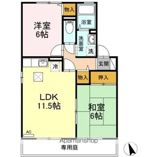 BAY LEAF【1階】の間取り