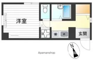 サザンヒルズ弐番館【208号室】の間取り