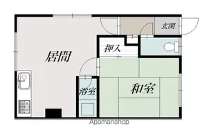 コーポイエローハウス【1階】の間取り