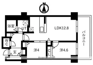 シティコート目黒4号棟【5階】の間取り