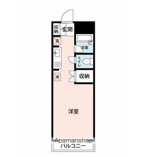 リュクスシティー国分寺【307号室】の間取り