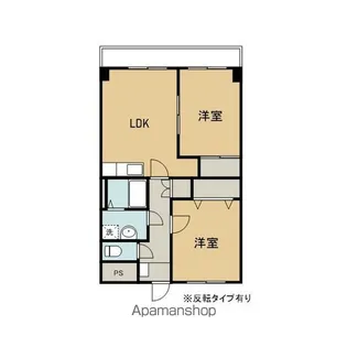 プラザ本町イースト【6階】の間取り