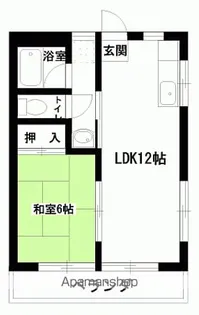 メゾンドMIE【105号室】の間取り