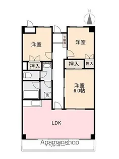 アルファエステート高松町【103号室】の間取り