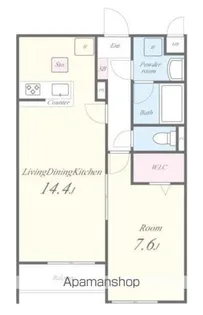 大阪府豊中市熊野町1丁目【アパート】の間取り