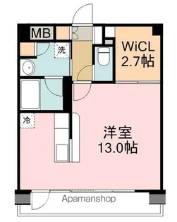 グレイスヒル高嶺【2階】の間取り