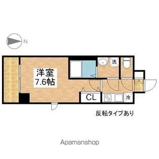メイクス新栄【204号室号室】の間取り