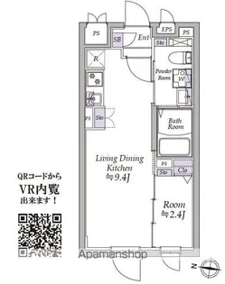 アトリオフラッツ高円寺ノース【4階】の間取り