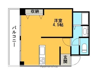 グランツ西古松Ⅱ【4階】の間取り