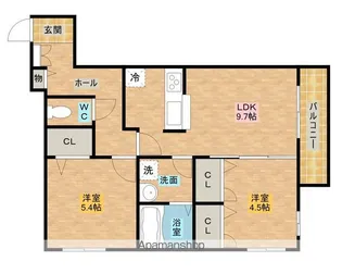 シャーメゾンKOKOMO【1階】の間取り