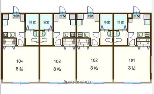 ミルキーウェイ東戸塚【1階】の間取り