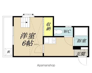 岡山県岡山市北区青江3丁目【アパート】の間取り