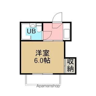 ハイツ恵利佳【2階】の間取り