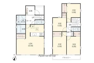 千葉県千葉市若葉区大宮台5丁目【一戸建】の間取り