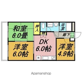 ルミエールⅠ【3階】の間取り