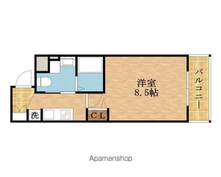 ファーストフィオーレ京橋イースト(旧エグゼ京橋イースト)【901号室】の間取り