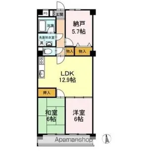 グリーンヒル上原【2階】の間取り
