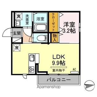 セレッソ城北【3階】の間取り