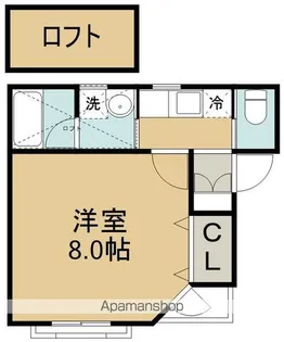 グリーンリーブス五橋【2階】の間取り