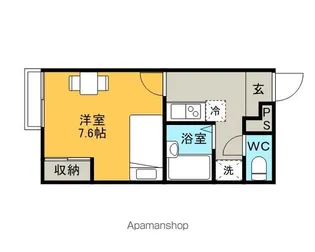 レオパレス前田Ⅱ【203号室】の間取り