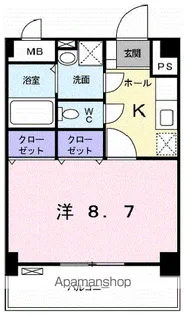 モンシェ モア・Ⅱ【5階】の間取り
