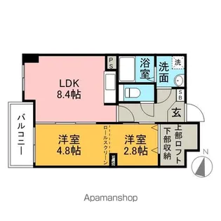 フェイスカミーユ【5階】の間取り
