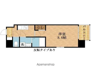 スプランディッド京橋EAST【7階】の間取り
