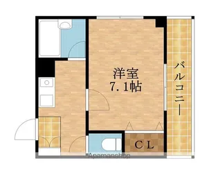 ビガーポリス296同心二丁目KSビル【502号室】の間取り