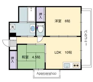 ピュアライフ21【501号室号室】の間取り