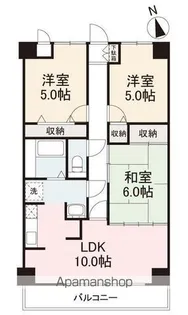 ヴィラリュミエール【2階】の間取り