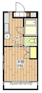 マンションヒカリI【105号室】の間取り
