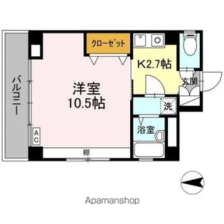 クリスタルビル【8階】の間取り
