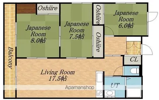 メゾン札幌【3階】の間取り