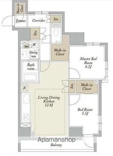 KDXレジデンス三鷹【7階】の間取り