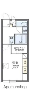 レオパレス竹【1階】の間取り