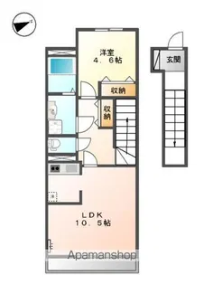 メゾン チェリー【2階】の間取り