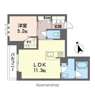 セルディーナ銀座【301号室】の間取り